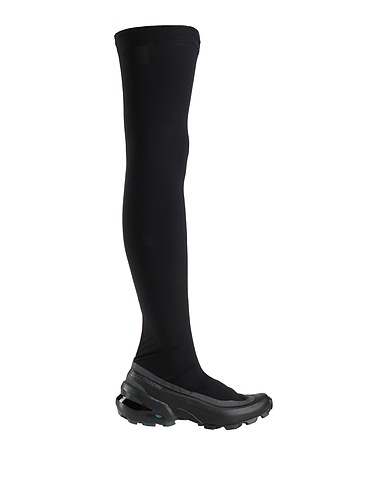 MM6 MAISON MARGIELA x SALOMON Ankle boot Black Textile fibres, Synthetic fibers