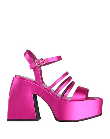 NODALETO Sandals Magenta Textile fibres