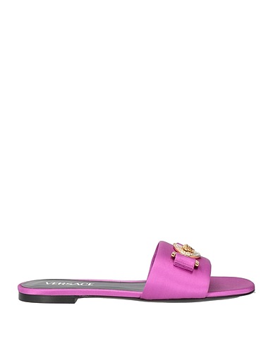 VERSACE Sandals Purple Textile fibres