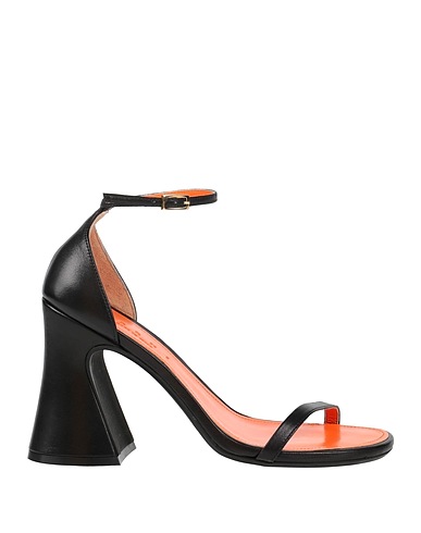 MARNI Sandals Black Leather