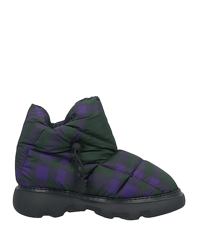 BURBERRY Ankle boot Dark green Textile fibers