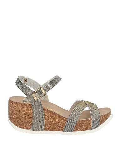 GENUINS Sandali Bronzo Fibre tessili