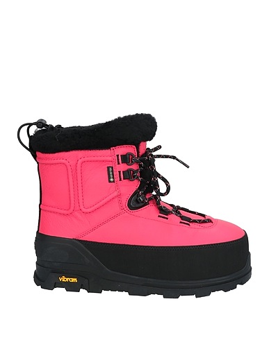 UGG Ankle boot Fuchsia Leather, Textile fibres