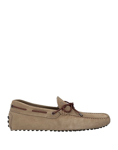TOD'S Mokassins Maulwurfsgrau Leder