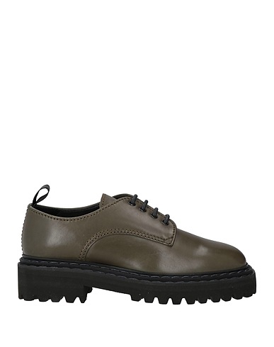 OFFICINE CREATIVE ITALIA Laced shoes Dark green Leather