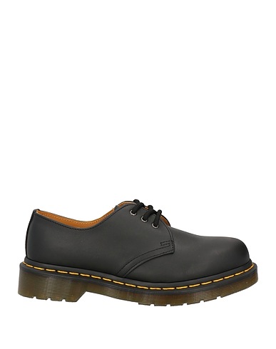 DR. MARTENS Laced shoes Black Leather