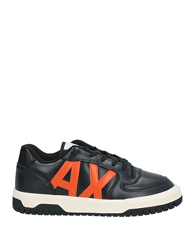 ARMANI EXCHANGE Sneakers Black 100% Polyester, Polyurethane coated