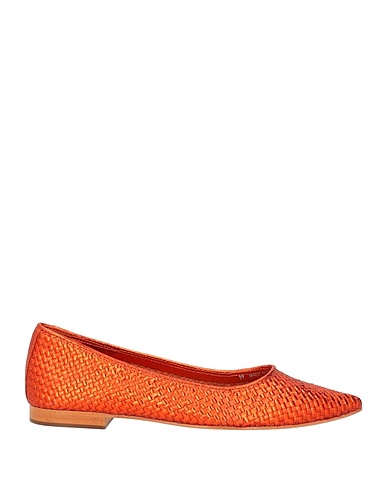 STRATEGIA Ballerine Arancione Pelle