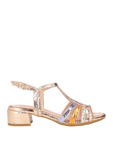 CONFORT Sandals Rose gold Leather