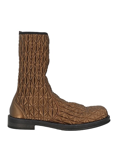 DOLCE&GABBANA Ankle boot Bronze Textile fibers