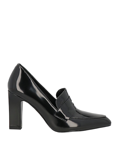 MANUFACTURE D'ESSAI Loafers Black Textile fibres