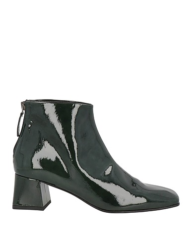 ZINDA Ankle boot Dark green Leather