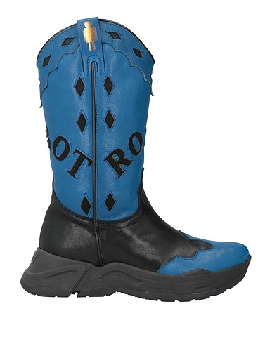 TEXAS ROBOT Ankle boot Slate blue Leather