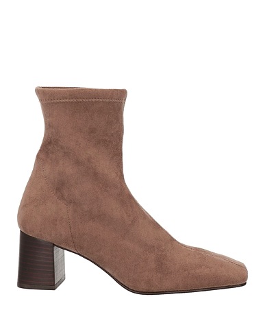 MISS ELASTIC Ankle boot Khaki Textile fibers