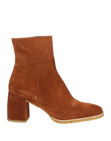 ZINDA Ankle boot Brown Leather