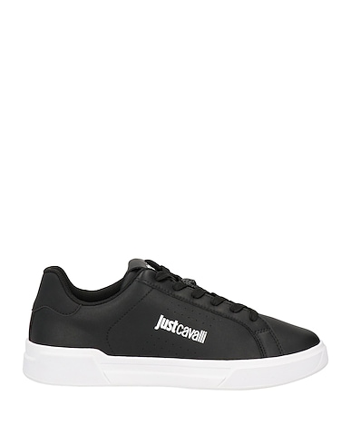JUST CAVALLI Sneakers Black Leather