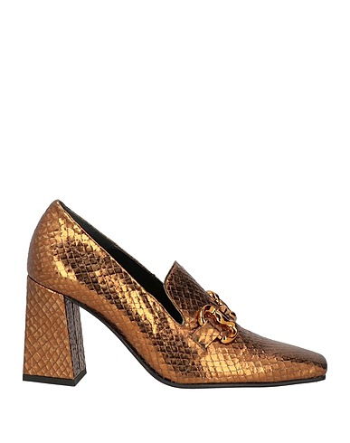 ZINDA Loafers Bronze Leather