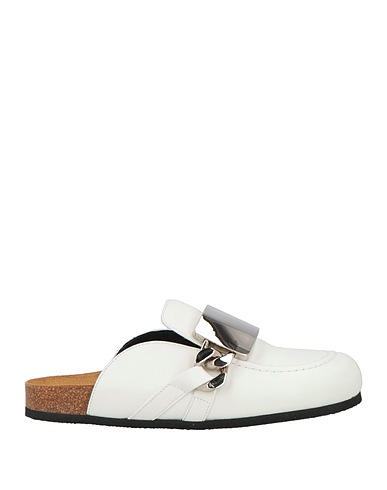 JW ANDERSON Mules and clogs Off white Leather