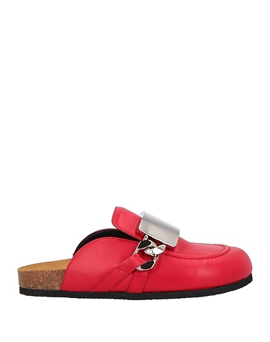 JW ANDERSON Mules and clogs ROSSO Leather