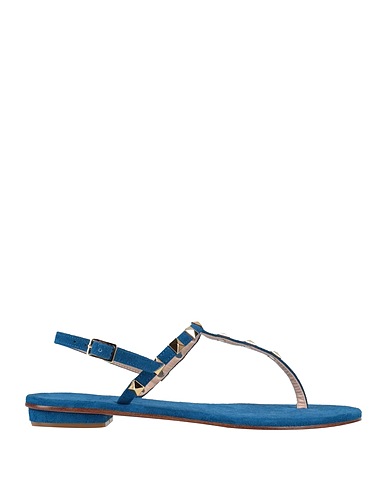 PAOLO FERRARA Infradito Blu Pelle