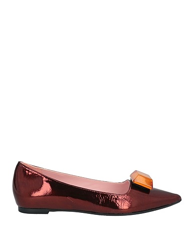 RAS Ballet flats Bronze Leather