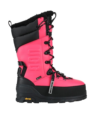 UGG Stiefelette Fuchsia Leder, Gewebefasern, Gummi