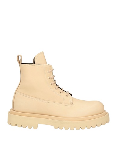 OFFICINE CREATIVE ITALIA Ankle boot Beige Leather