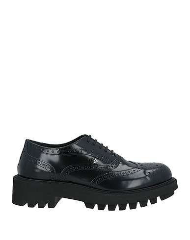 POESIE VENEZIANE Laced shoes Black Leather