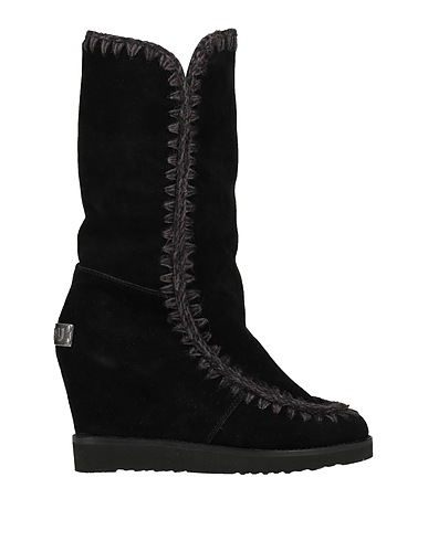 MOU Boots Black Shearling
