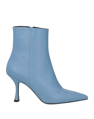 NCUB Ankle boot Light blue Textile fibers