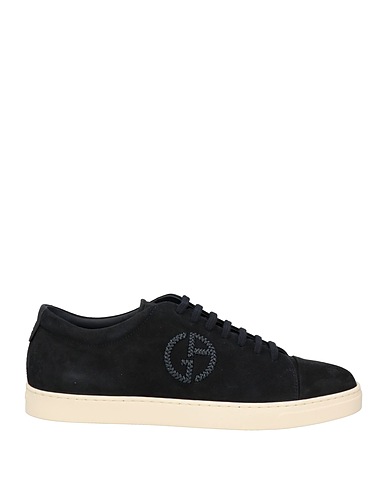 GIORGIO ARMANI Sneakers Midnight blue Goat skin