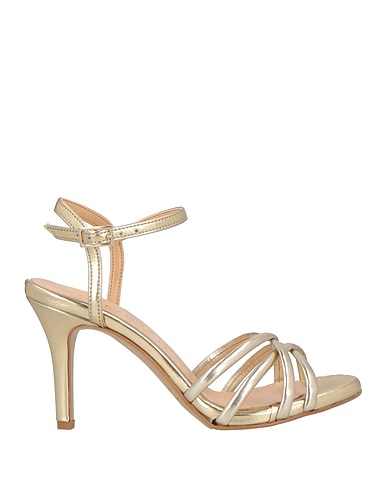 NACRÈE Sandals Platinum Textile fibres