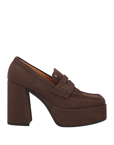 LORIBLU Loafers Dark brown Leather