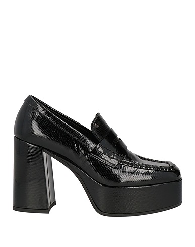 LORIBLU Loafers Black Leather