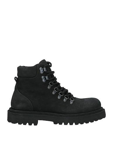 OFFICINE CREATIVE ITALIA Stiefelette Schwarz Leder