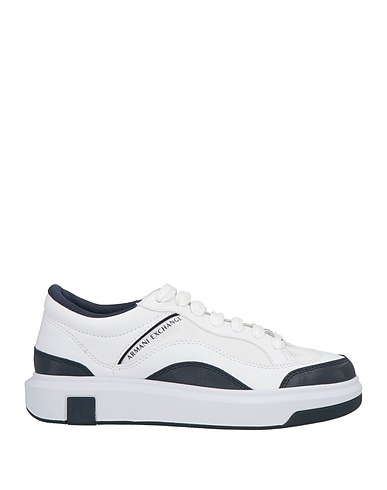 ARMANI EXCHANGE Sneakers White 100% Polyurethane, Polyester