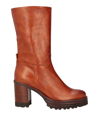 ZINDA Ankle boot Tan Leather