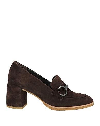 ZINDA Loafers Dark brown Leather