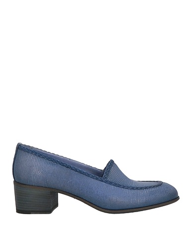 PANTANETTI Loafers Slate blue Leather