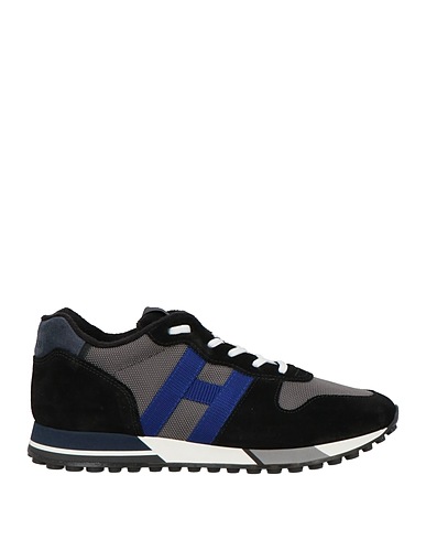HOGAN Sneakers Nero Pelle, Fibre tessili