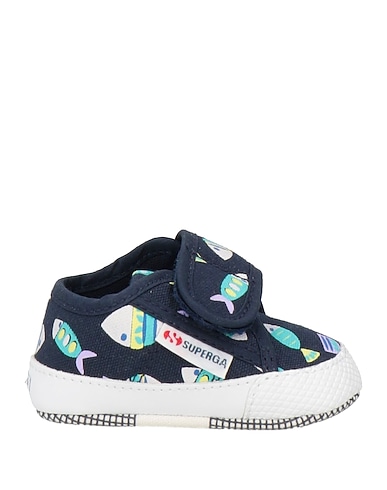 SUPERGA Scarpe neonato 4006 BABY STRAP CANDY FISH
 Blu notte Fibre tessili