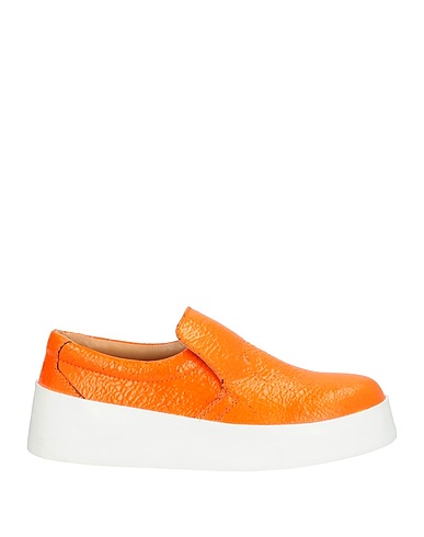 JW ANDERSON Sneakers Orange Calfskin