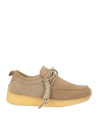 CLARKS ORIGINALS Laced shoes Sand Leather