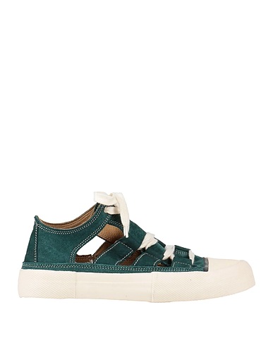WOLLOW Sneakers Verde petrolio Pelle, Gomma
