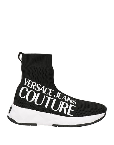 VERSACE JEANS COUTURE Sneakers Black Textile fibres