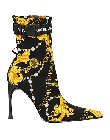 VERSACE JEANS COUTURE Stivaletti Nero Fibre tessili