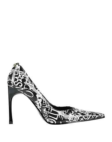VERSACE JEANS COUTURE Court Black Polyurethane