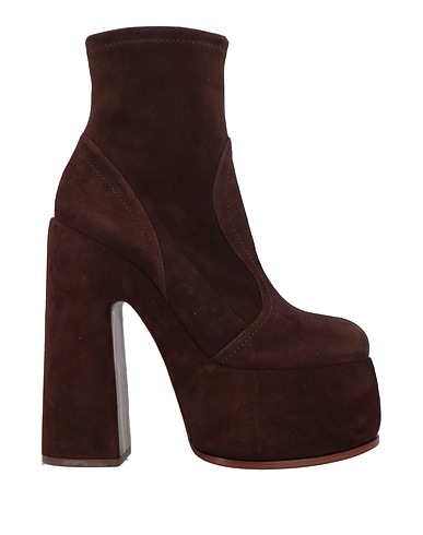 CASADEI Ankle boot Dark brown Leather