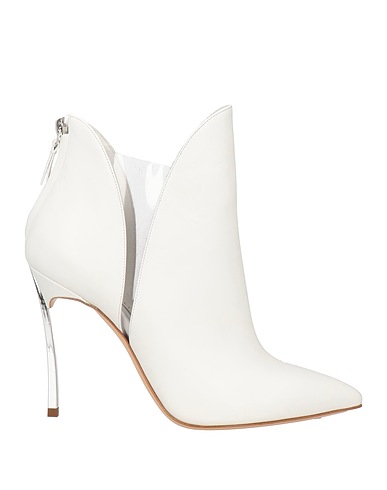 CASADEI Stivaletti Bianco Pelle