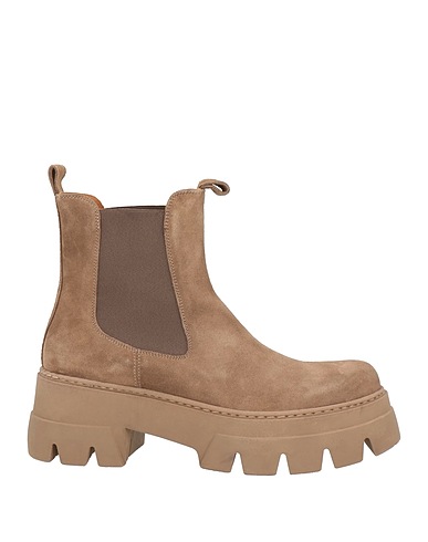 ENNEQUADRO Ankle boot Taupe Leather